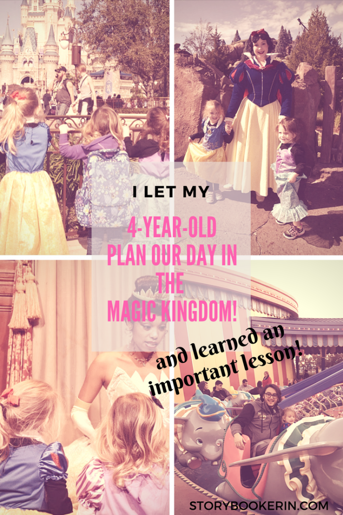What happens when you let your 4-year-old plan your day at the Magic Kingdom 